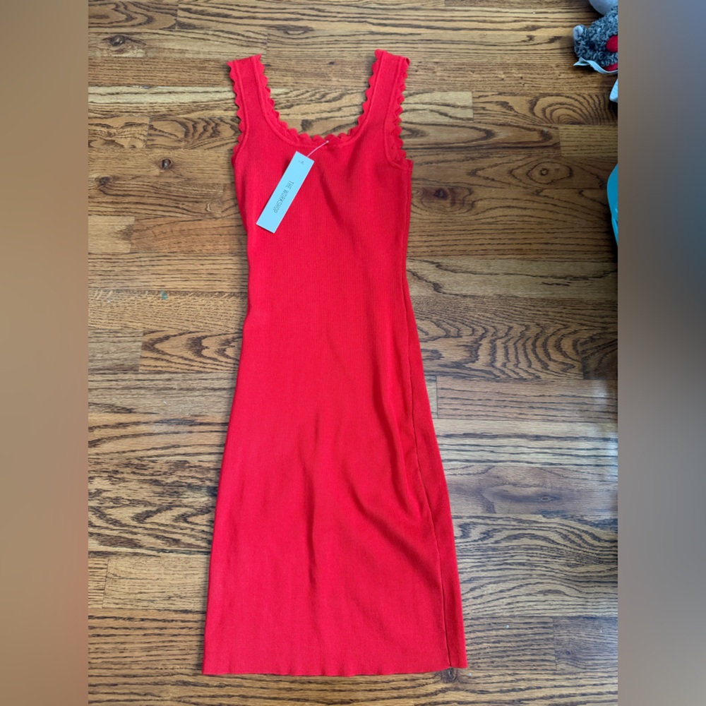 The Workshop Clothing Red Midi Dress